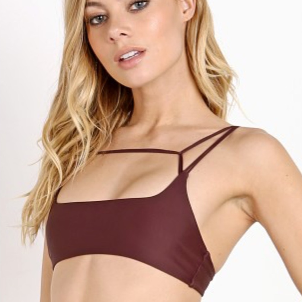 Mikoh Swim Kapa’a Top Wine Burgundy Medium/ Small/ XS
